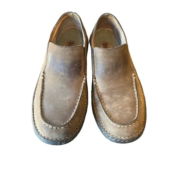 Bjorndal Shoes Bjorndal Asheville Brown Suede Casual Slip On